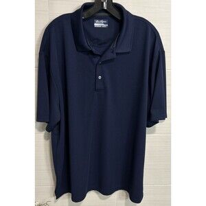 Ben Hogan Navy Blue Performance Polo Shirt 2XL, Golf Travel Casual Country Club